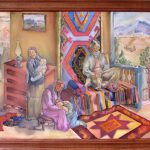 «Հայացք դեպ Էրգիր» բատիկա, 80x110 (Մարտիրոսյան Սվետա, ղեկ.՝ Պողոսյան Ռ.)