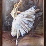 «Պարուհի» գեղանկար, 90x 65, կտավ, յուղ (Սիմոնյան էդուարդ, ղեկ.՝ Խաչատրյան Ա.)