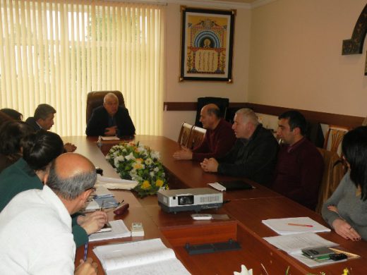 Կայացավ մասնագիտության կրթական ծրագրերի ղեկավարների հետ  հերթական հանդիպումը