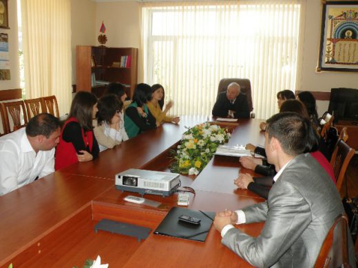 Մասնաճյուղի շրջանավարտների հետ տնօրենի հերթական հանդիպումը