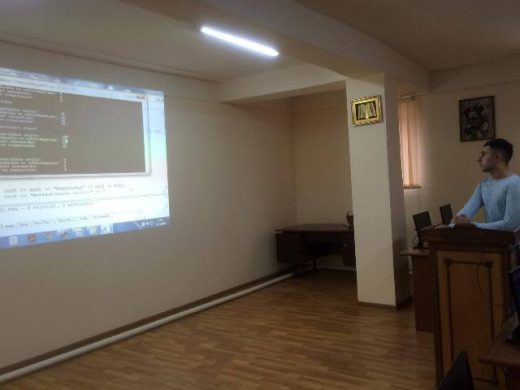 «ԷՀՄ և ծրագրավորում» դասընթացի շրջանակներում ներկայացվեց զեկուցում