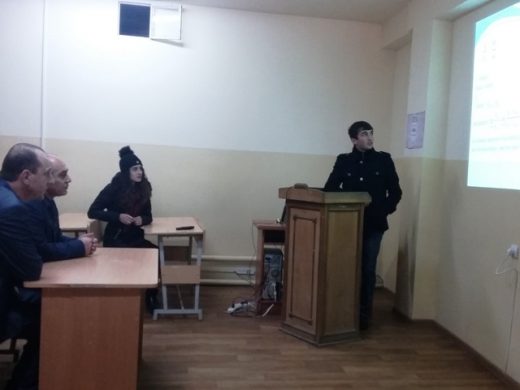 Զեկուցում կարդաց «ԻԿՄ» II կուրսի ուսանող Գիգուշ Մկրտչյանը