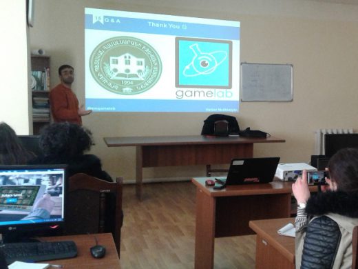 ԵՊՀ ԻՄ-ում կայացավ «Խաղերի ծրագրավորում» թեմայով առաջին դասընթացը