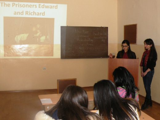 «ԱԼԳ» մասնագիտության 2-րդ կուրսի ուսանողները ներկայացրին  «Լոնդոնի տեսարժան վայրերը» թեմայով զեկուցումներ