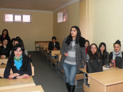 Կայացավ «Դասավանդի՛ր, Հայաստան» ծրագրի ներկայացուցիչների  հերթական հանդիպումը ուսանողների հետ