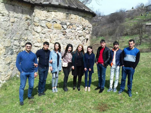 Ուսումնական պրակտիկայի շրջանակներում  մեր ուսանողներն այցելեցին Մորու ձորի վանք