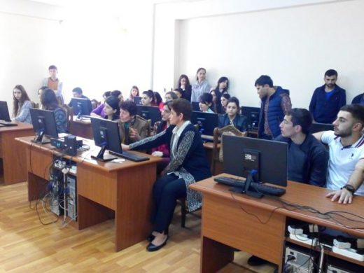 Զեկուցում կարդաց «ԻԿՄ» մասնագիտության 1-ին կուրսի  ուսանող Գերասիմ Ալավերդյանը