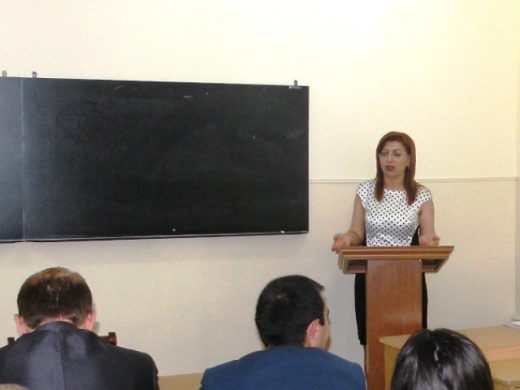 Կայացավ «Բուհում ուսուցման հոգեբանական միջոցները՝ խոսքի մշակույթ, խոսքի ընկալում, խոսքը որպես համոզիչ միջոց» թեմայով դաս-քննարկումը