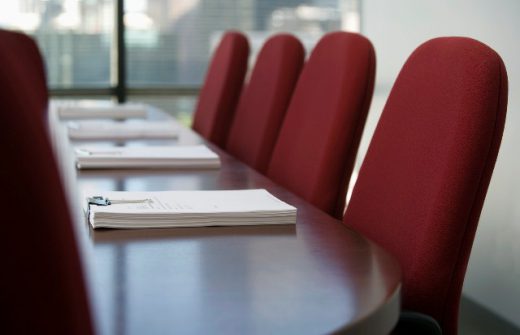 Empty Conference Room --- Image by © Bill Varie/Corbis