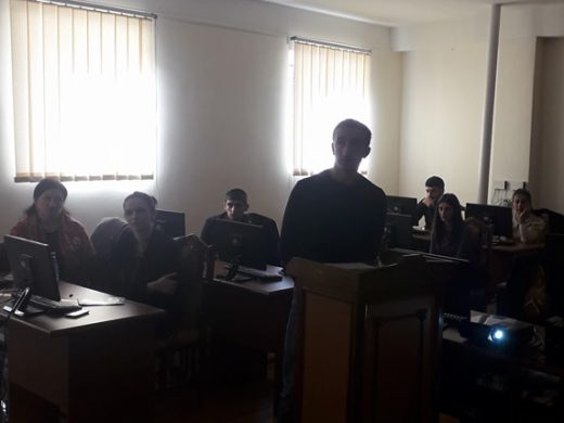 «ԻԿՄ» մասնագիտության 2-րդ կուրսում կայացավ բաց դաս