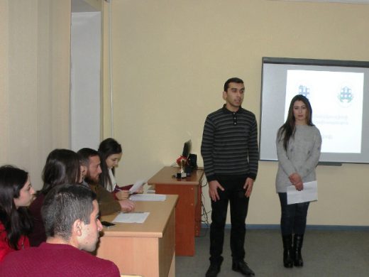 Ինտելեկտուալ խաղի մասնաճյուղային առաջնությունում հաղթեց «Պատմություն» մասնագիտության 2-րդ կուրսի թիմը