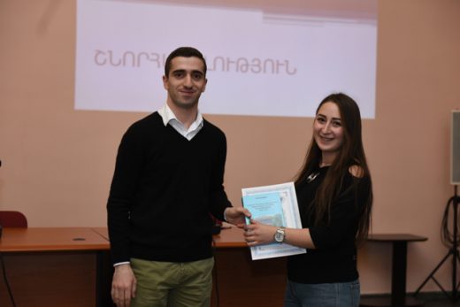 Մասնաճյուղի ՈՒԳԸ՝ 2017-2018 ուստարվա  գործունեությունը գնահատվեց «գերազանց»