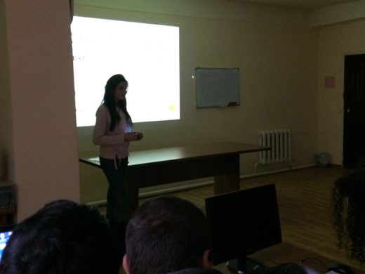 «ԻԿՄ» մասնագիտության 1-ին կուրսում կայացավ անգլերենով բաց դաս
