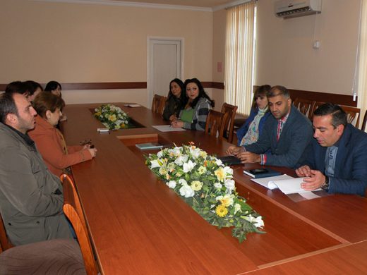 Հանդիպում Կիրառական արվեստի  ֆակուլտետի դասախոսների հետ