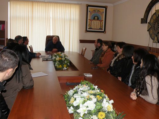 Հանդիպում Կիրառական արվեստի  ֆակուլտետի դասախոսների հետ